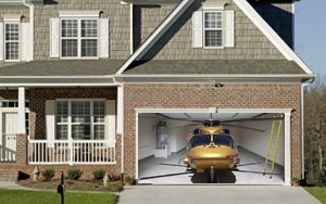 Helicopter Garage door screen